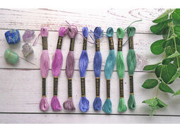*NEW* Jewelled Garden Pack of 8 Stranded Cotton embroidery threads