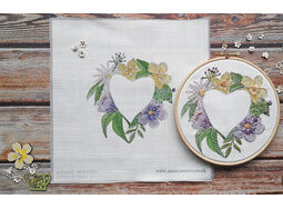 *NEW* Primrose Heart Embroidery Panel