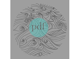 'Boat In Stormy Seas' PDF Embroidery Template