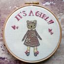'It's a Girl!' New Baby Hoop Hand Embroidery Kit additional 7