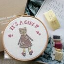 'It's a Girl!' New Baby Hoop Hand Embroidery Kit additional 5