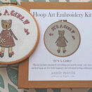 'It's a Girl!' New Baby Hoop Hand Embroidery Kit additional 1