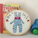 'It's a Boy!' New Baby Embroidered Hoop Art additional 2