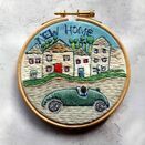'New Home' Embroidered Hoop Art additional 1