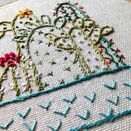 'Cactus' Embroidery Hoop Art additional 3