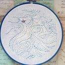 'Boat In Stormy Seas' Embroidered Hoop Art additional 2
