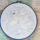 'Boat In Stormy Seas' Embroidered Hoop Art additional 1