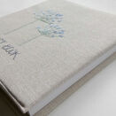 Agapanthus Floral Embroidered Guest Book additional 2