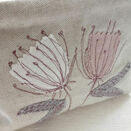Embroidered Botanical Cosmetic Purse additional 5