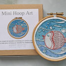 Mini Hoop Art Hand Embroidery Kit - Puffa fish additional 1