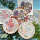 Botanical Linen Embroidery Pattern Offer 3 for £28 - Surprise Designs additional 2
