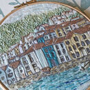 "Bayards Cove" Linen Embroidery Pattern Panel additional 7