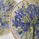 Agapanthus Flower Hand Embroidery Pattern Design additional 4