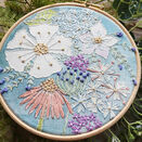 Cosmos Floral Hand Embroidery Kit additional 2