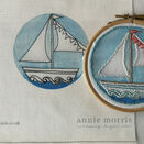 Little Boat Mini Hoop Art Hand Embroidery Kit additional 2