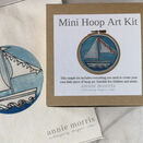 Little Boat Mini Hoop Art Hand Embroidery Kit additional 5