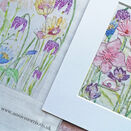 Spring Garden Floral Linen Embroidery Pattern Design additional 2