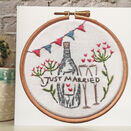 'JUST MARRIED' Printed Greetings Card with Free UK Postage additional 2