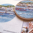 St Ives Coastal Fishing Village Embroidery Pattern Design additional 5