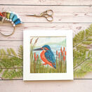 Kingfisher Bird Embroidery Pattern Design additional 6