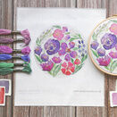 Jewelled Garden Pack of 8 Stranded Cotton embroidery threads additional 2