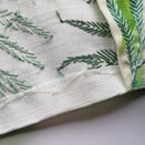 Make Your Own Journal Cover, 'Leafy' Embroidery Panel additional 4