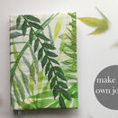 Make Your Own Journal Cover, 'Leafy' Embroidery Panel additional 1