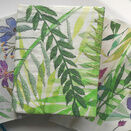 Make Your Own Journal Cover, 'Leafy' Embroidery Panel additional 6