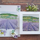 *NEW* Lavender Fields Linen Hand Embroidery Kit additional 7