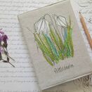 Floral 'Fritillary' Embroidered Sketchbook additional 3