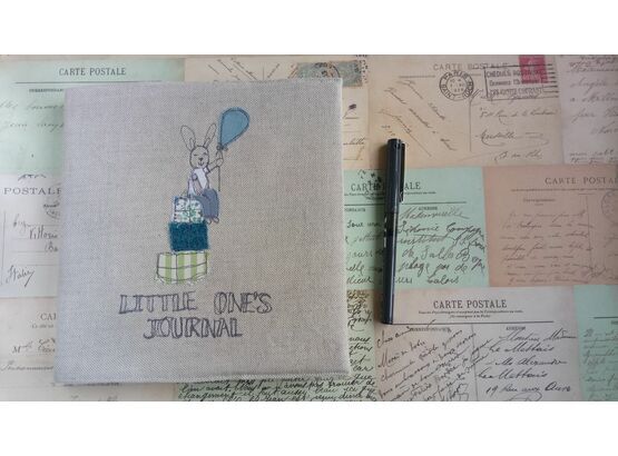 'Little One's Journal' Boy's Embroidered Memory Book