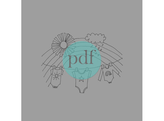 'Washing Day' PDF Embroidery Pattern